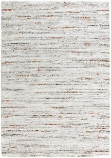 Hochflor Teppich Delight creme grau meliert - 160x230x3cm