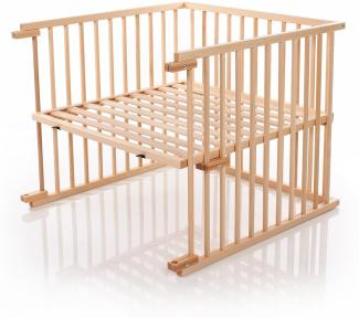 babybay Kinderbett-Umbausatz für babybay Boxspring Comfort Plus, natur lackiert