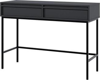 Selsey EVO - Schminktisch mit 2 Schubladen, schwarz, 110 cm