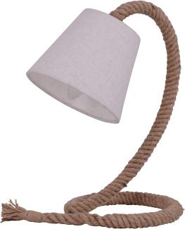 Tischleuchte natur Tau Strick Näve Rope E14 mit Schalter 26x38cm