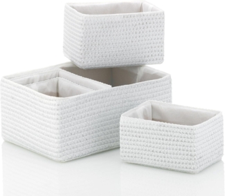 kela Aufbewahrungskorb Rimossa, seitliche Haltegriffe, Innenfutter aus Stoff, mit Deckel