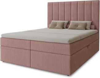 MARPUR Boxspringbett NERO MIL (Boxspringbett, Bettkasten, Matratze), Bettkasten inkl. Matratze