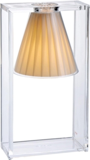 Kartell Light-Air, Tischleuchte, Glasklar/ Beige