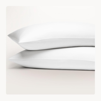 Seralino Kissenbezüge Mako Satin Kissenbezug (100% Bio Baumwolle) weich, hautfreundlich, (2 Stück), Fairtrade/ GOTS zertifizierte uni Kissenhülle mit Reißverschluss