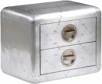 vidaXL Aviator Beistelltisch Aluminium Vintage Flugzeug Stil 242116