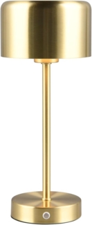 lightling LED Tischleuchte Julien, Touchfunktion, LED fest integriert, Warmweiß, IP20, per Touch dimmbar