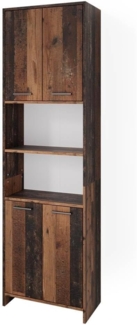 Badschrank Maris Eiche rustikal 56.1 x 190 cm Vicco