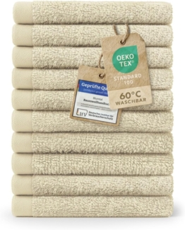 Blumtal Gästehandtücher 30x30 cm - weich und saugstark, Frottee (12-St), 12er und 24er Set, 100% Baumwolle