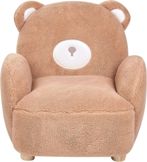 Kindersessel Teddy-Optik braun Tierform Bär BOO