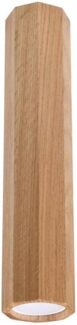 SOLLUX SL. 1034 Deckenleuchte ZEKE 30 Eiche L: 60, B: 60, H: 300, GU10/40W, dimmbar