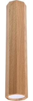 SOLLUX SL. 1034 Deckenleuchte ZEKE 30 Eiche L: 60, B: 60, H: 300, GU10/40W, dimmbar