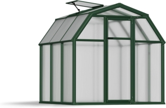 Rion Kunststoff Gewächshaus SMART 33 | Grün | 201x204x198 cm | ohne Fundament
