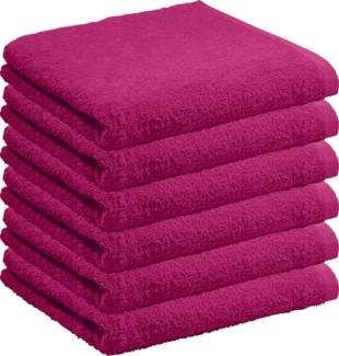 REDBEST Handtuch Handtuch "Oceanside" 6er-Pack, Frottier, Leichtfrottier Uni