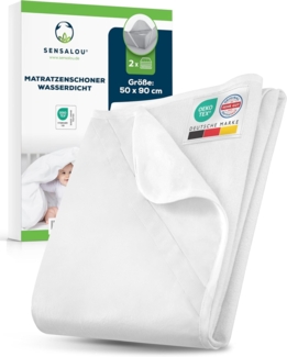 Matratzenschoner Inkontinenz Matratzen Auflage Nässeschutz Sensalou, wasserdicht saugstark wasserfest