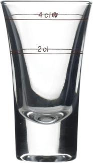 Bormioli Rocco Schnapsglas Dublino, Glas, Schnapsglas Shotglas Stamper 57ml Glas transparent 6 Stück