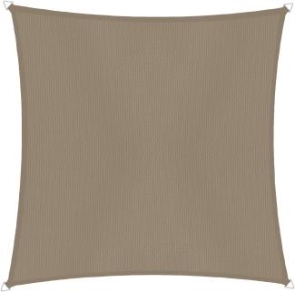 Windhager Sonnensegel Cannes 3x3m taupe Sonnenschutz UV-Schutz 50+ Sonnendach