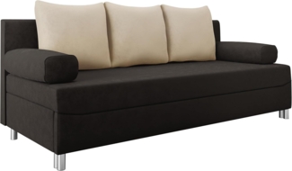 Mirjan24 'Dover' Schlafsofa, Braun, 86 x 192 x 80 cm, ohne Hocker