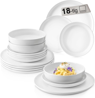 SÄNGER Porzellan Geschirrset Marlo 18-teilig für 6 Personen
