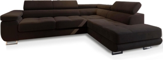 Masseno Ecksofa SELVA mit Schlaffunktion L-Form, Sofa mit Bettkasten