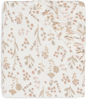 Jollein Bloomy Spannbettlaken - 40/50 x 80/90 cm -