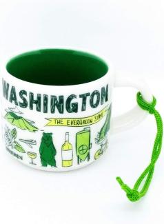 Starbucks Washington Been There Collection Kaffee-Dekofigur, Keramik, 60 ml