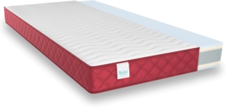 Nalui Viskoelastische Matratze mit Höhe: ± 15 cm, Schaumstoff, Weiß, 120x200 cm