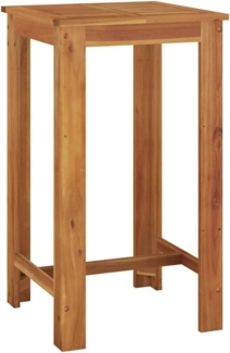 vidaXL Garten-Bartisch 60x60x105 cm Massivholz Akazie 319700
