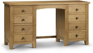 Julian Bowen Marlborough Frisiertisch mit Zwei Säulen, Eiche