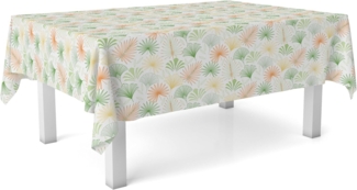Martina Home Wachstuchtischdecke, Palmengrün, 100x140 cm