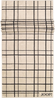 JOOP! 'Select Layer' Saunatuch, Walkfrottier, Baumwolle beige, 80x200 cm