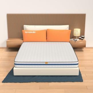 Matratze 160x190 Höhe 15 cm - Memory Foam, Milbenhemmend, Hypoallergen | Simple