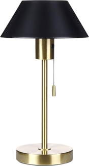 Tischleuchte CAPARO Metall Schwarz-Gold