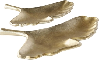 Schmuckschale PALENQUE 2er Set Gefärbt Gold