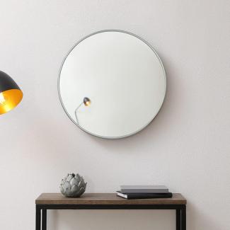 Wandspiegel Ordona Ø40cm Graphitgrau [en. casa]