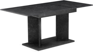 B&D home Esstisch MARA, Metall oder Holzgestell, ausziehbar 120-160cm, 4-6 Personen