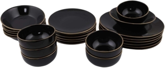 Hermia Concept Teller-Set 100% CERAMIC STONEWARE M1610 (24-tlg)