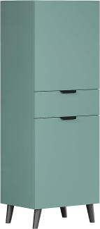 Highboard Melton in dusk blue und grau 49 x 140 cm