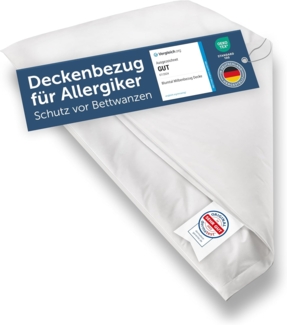 Blumtal Bettbezug Milbenbezug Allergiker Bettbezug oder Kopfkissenbezug- Milben Encasing, (1 St), bestehend aus dem High-Tech Spezialgewebe Evolon