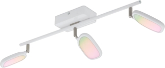 Eglo 97693 LED Spotleuchte PALOMBARE-C in weiß L:59cm B:8cm dimmbar mit Connect Funktion