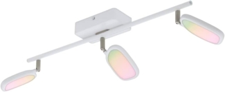Eglo 97693 LED Spotleuchte PALOMBARE-C in weiß L:59cm B:8cm dimmbar mit Connect Funktion