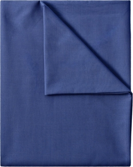 GREEN MARK Textilien Klassische Bettlaken | Betttuch | Laken | Leintuch | Haustuch 100% Baumwolle ohne Gummizug vielen Größen und Farben Größe:240x275 cm, Navy blau