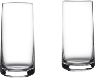 Zone Denmark Highball Rocks, 2er Set, Wasserglas, Trinkglas, Longdrinkglas, Kristallglas, 410 ml, 332099