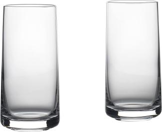 Zone Denmark Highball Rocks, 2er Set, Wasserglas, Trinkglas, Longdrinkglas, Kristallglas, 410 ml, 332099