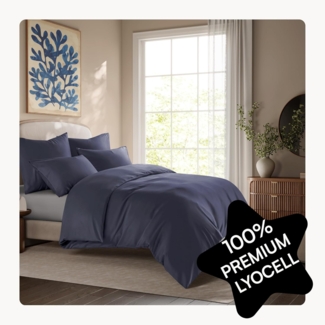 Seralino Bettwäsche Set in Gr. 135x200, 155x220, 200x200 cm, 100% Lyocell (Tencel), Besonders weich & atmungsaktiv – aus natürlichen Eukalyptusfasern