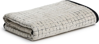 Möve Handtücher Eden Kästchenstruktur, Walkfrottier (1-St), mit Lederetikett