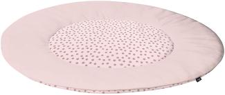Krabbeldecke Curly Dots, Baumwolle, Rosa