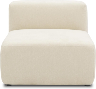 DOMO. collection Sessel Adrian, Modul-Sofa, Polsterhocker mit Rückenlehne, Modul-Couch, Einzel-Element, kombinierbar, Polstersessel, 85 x 108 x 69 cm (BxTxH), creme