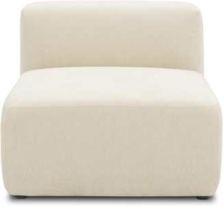 DOMO. collection Sessel Adrian, Modul-Sofa, Polsterhocker mit Rückenlehne, Modul-Couch, Einzel-Element, kombinierbar, Polstersessel, 85 x 108 x 69 cm (BxTxH), creme