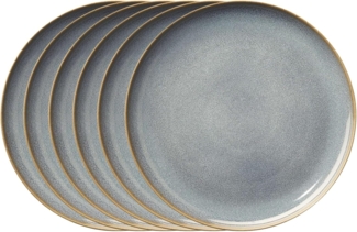 ASA SELECTION Teller-Set SAISONS Speiseteller denim 26,5 cm Set6, Steinzeug