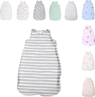 Lorelli Baby Winterschlafsack 85 cm 100% Baumwolle, 2,5 TOG, Maße 80 x 45 x 3 cm grau